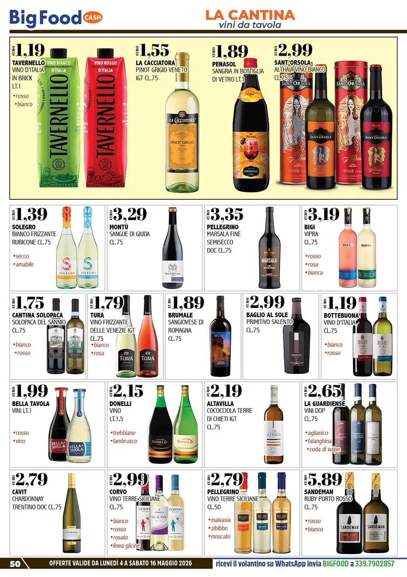 Volantino Big Food da 4 maggio a 16 maggio di 2026 - Pagina del volantino 50