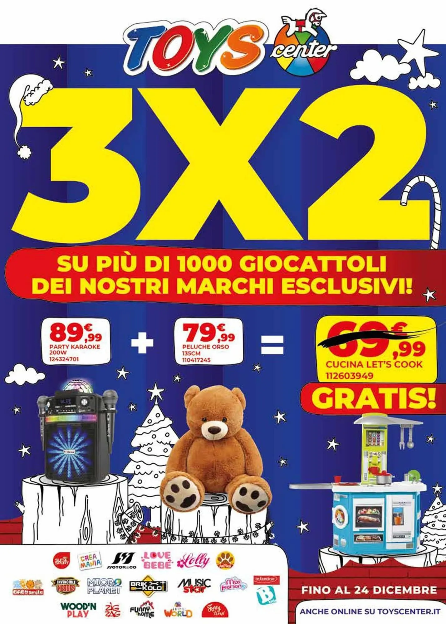 Volantino Toys Center da 30 novembre a 24 dicembre di 2023 - Pagina del volantino 1