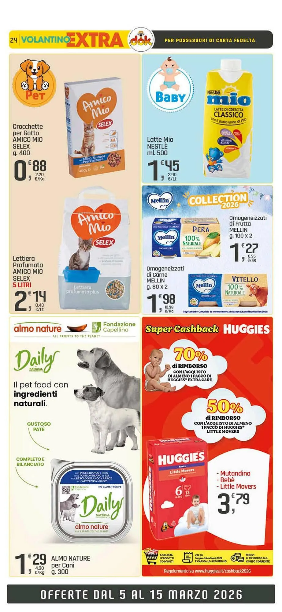 Volantino Supermercati Dok da 5 marzo a 15 marzo di 2026 - Pagina del volantino 24