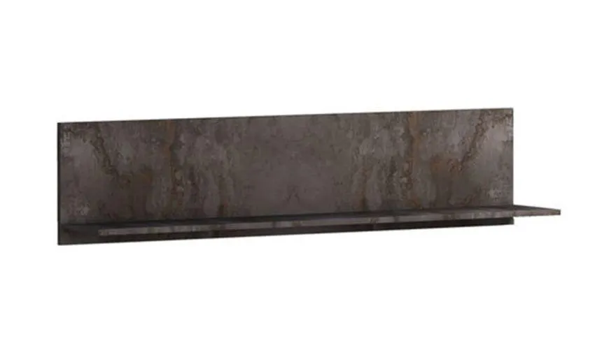 Lisbona mensola in pannello colore grigio L180 cm