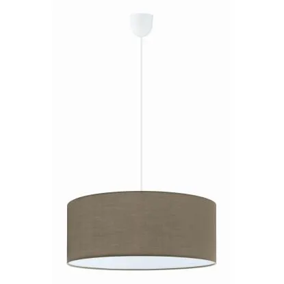 Sospensione Rossano E27 1X60W finitura taupe Ø48 H134.5