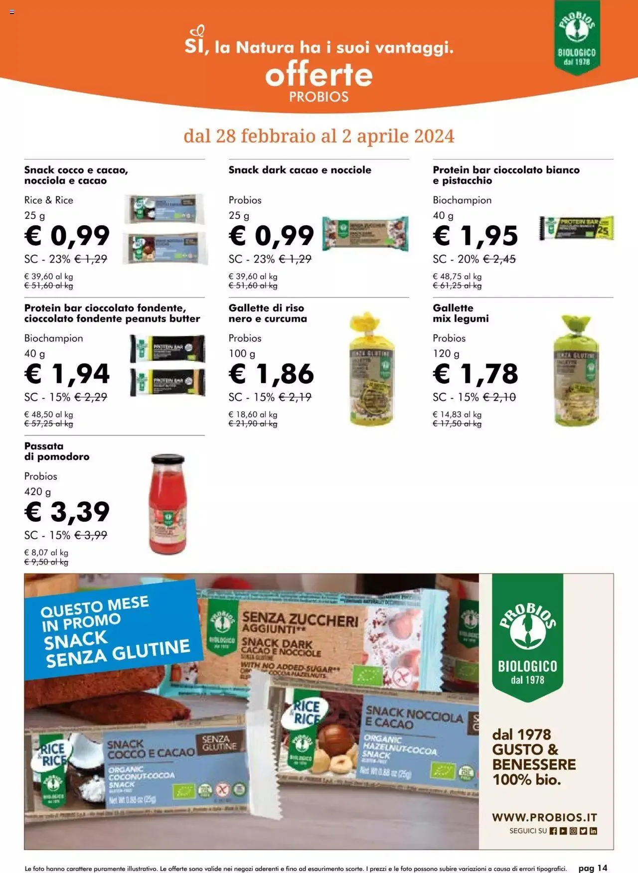 Volantino Natura Sì da 28 febbraio a 2 aprile di 2024 - Pagina del volantino 14