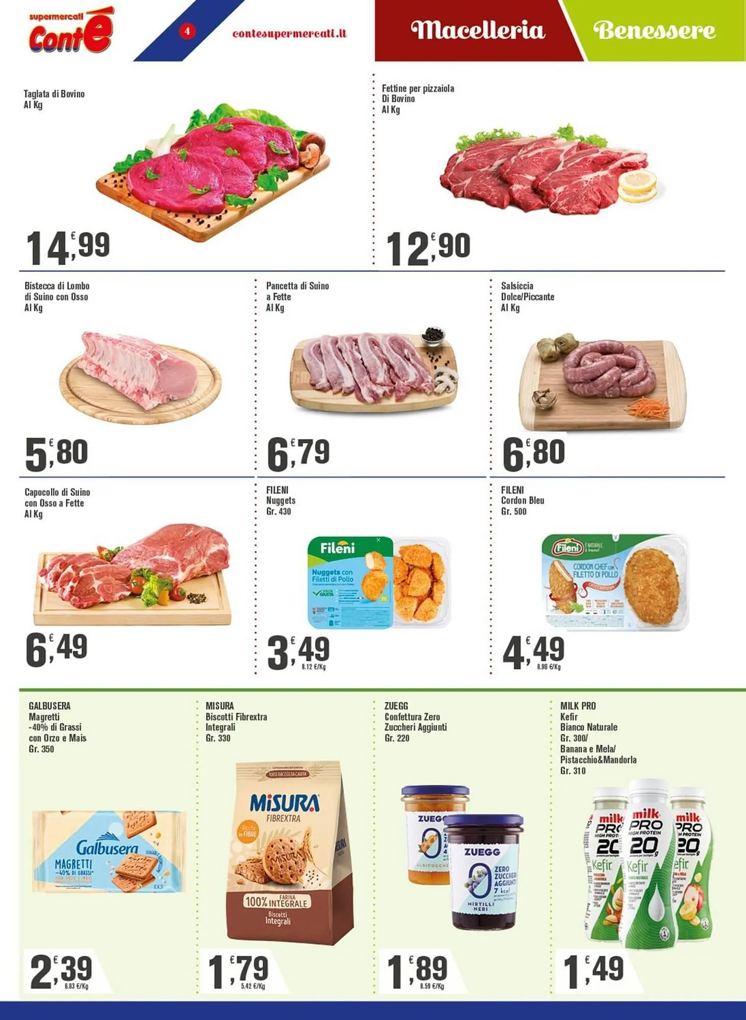 Volantino Conté Supermercati da 31 luglio a 10 agosto di 2025 - Pagina del volantino 4