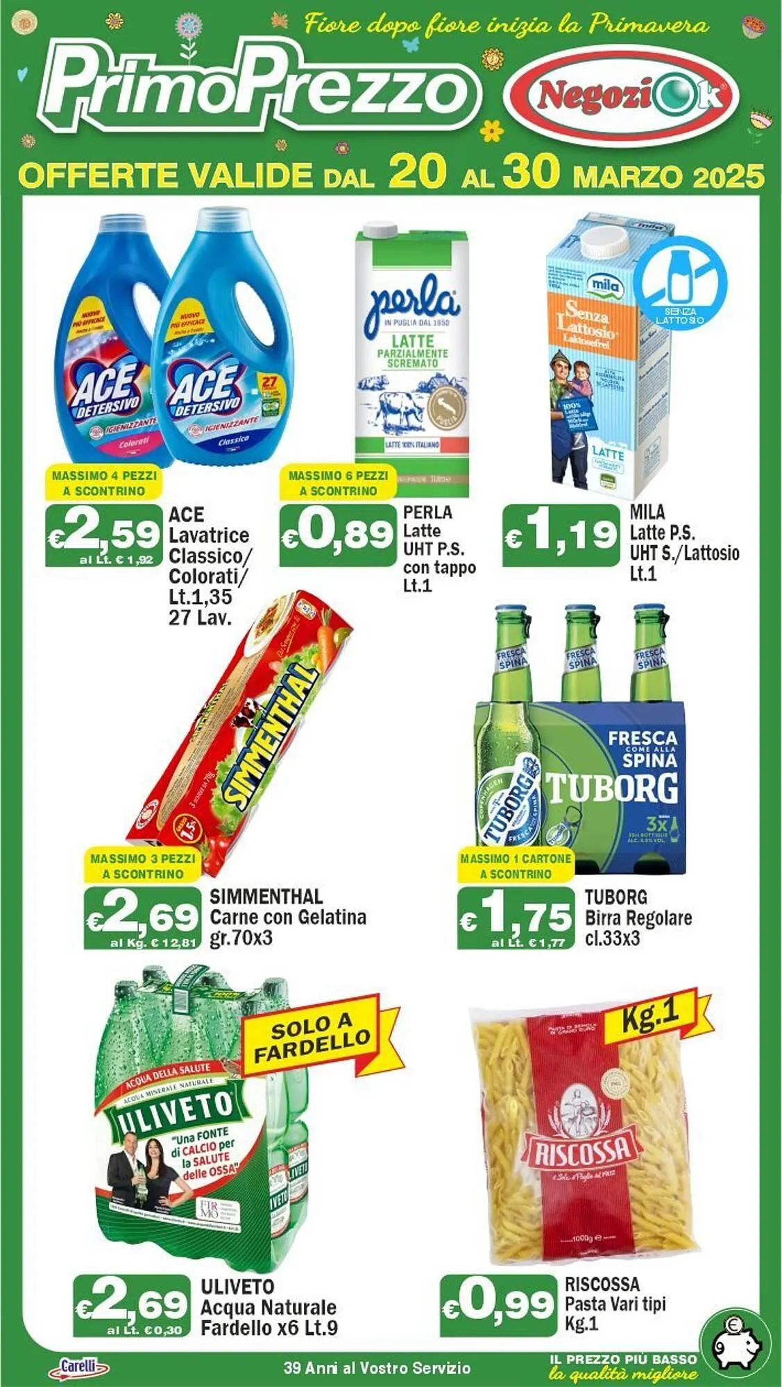 Volantino Primo Prezzo da 20 marzo a 30 marzo di 2025 - Pagina del volantino 1