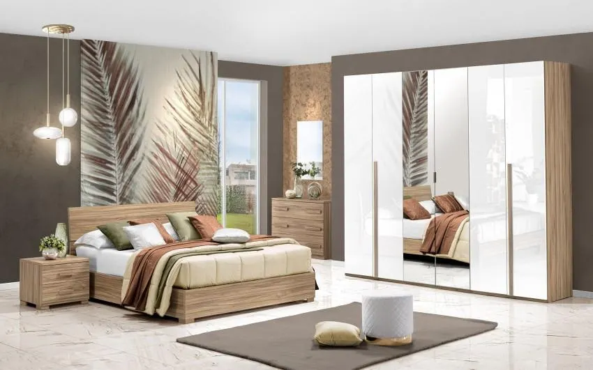 Camera completa con letto contenitore