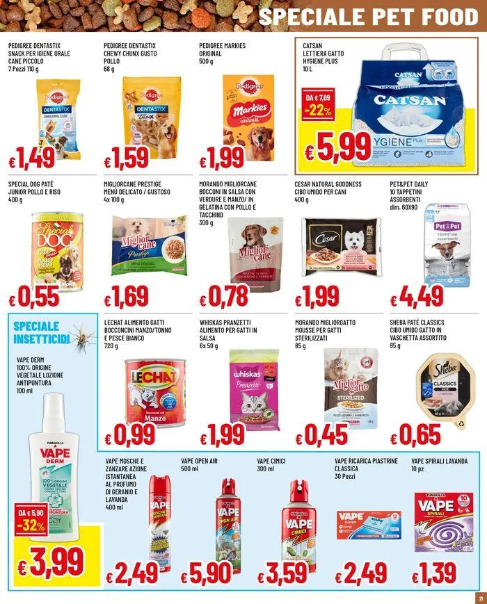 Maxi formati maxi convenienza da 22 agosto a 4 settembre di 2024 - Pagina del volantino 21