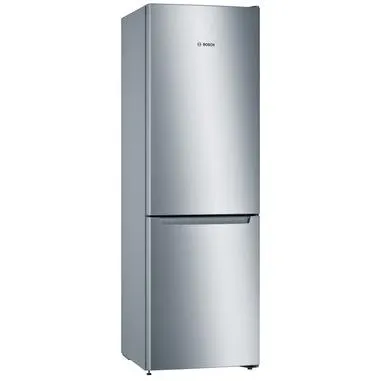 Bosch Serie 2 KGN36NLEA Frigorifero combinato da libera installazione 186 x 60 cm Metal look Classe E