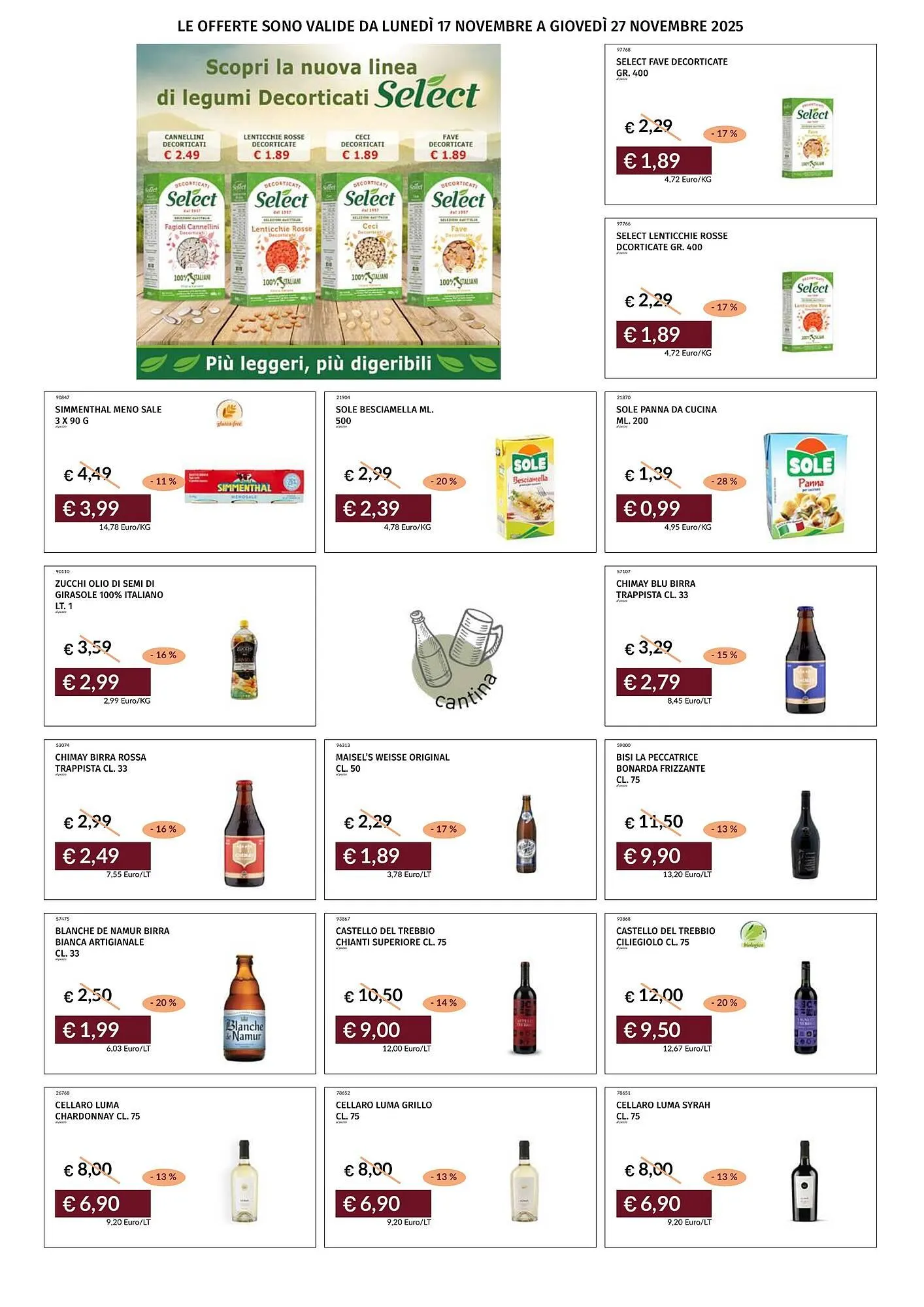 Volantino Prezzemolo e Vitale da 17 novembre a 27 novembre di 2025 - Pagina del volantino 28