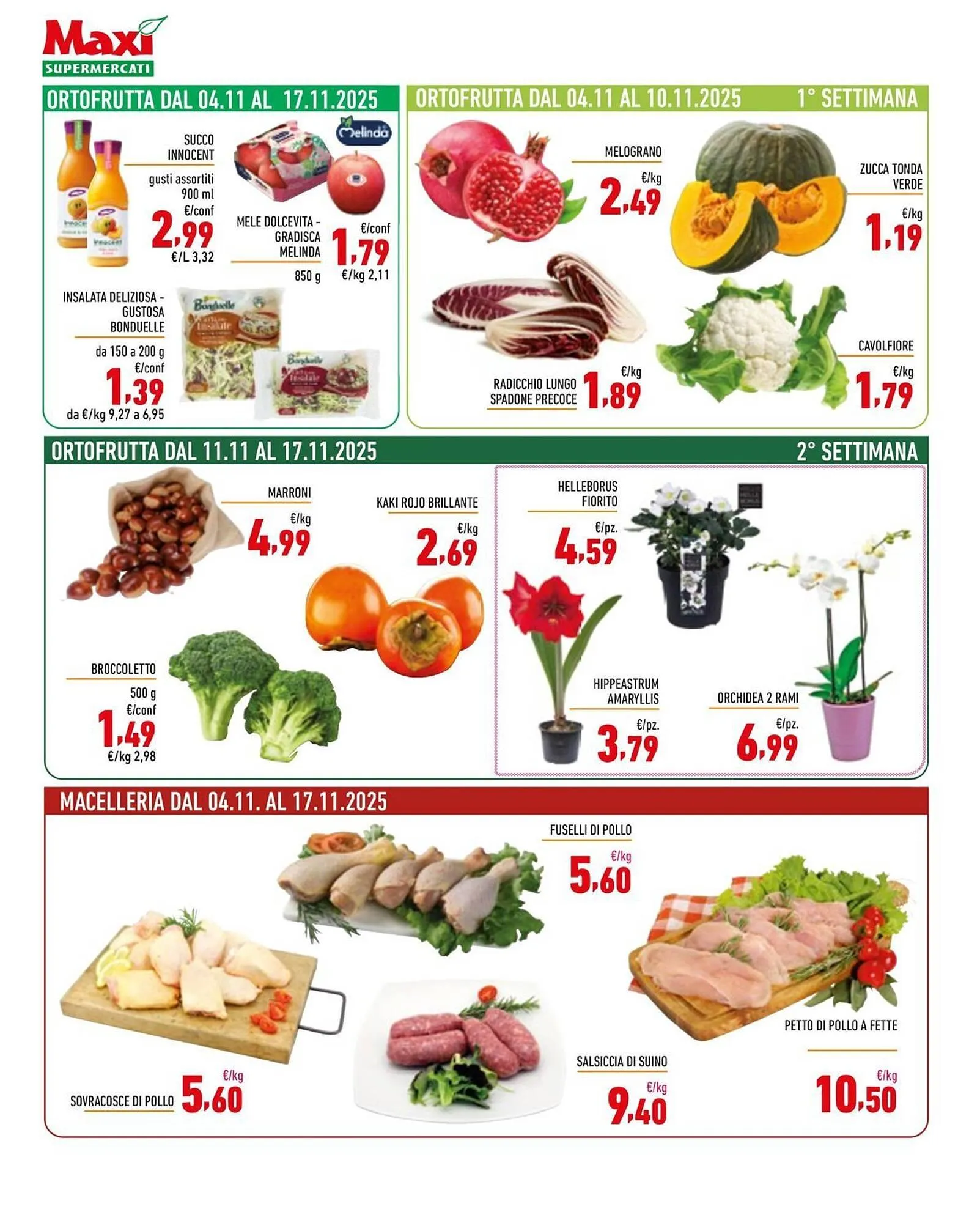Volantino Maxi Supermercati da 4 novembre a 17 novembre di 2025 - Pagina del volantino 4