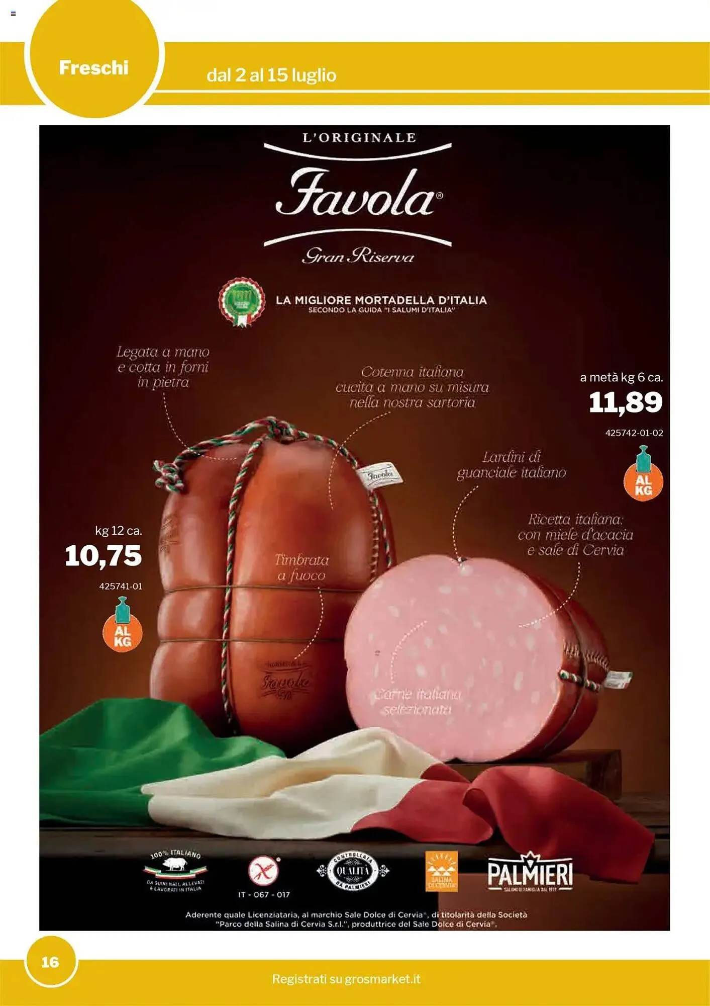 Volantino GrosMarket da 2 luglio a 15 luglio di 2025 - Pagina del volantino 16