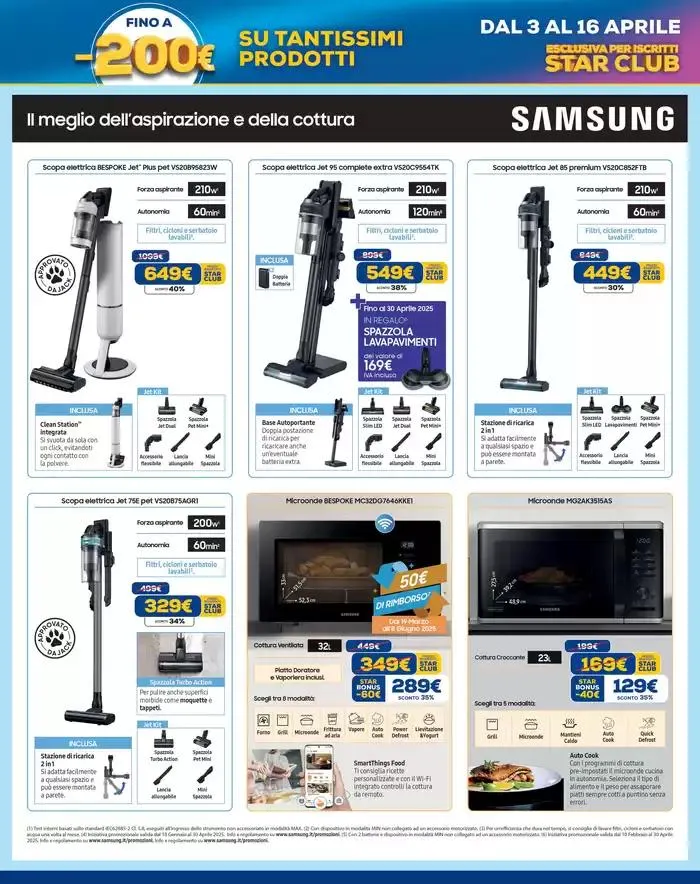 Star bonus -200€ da 3 aprile a 16 aprile di 2025 - Pagina del volantino 13