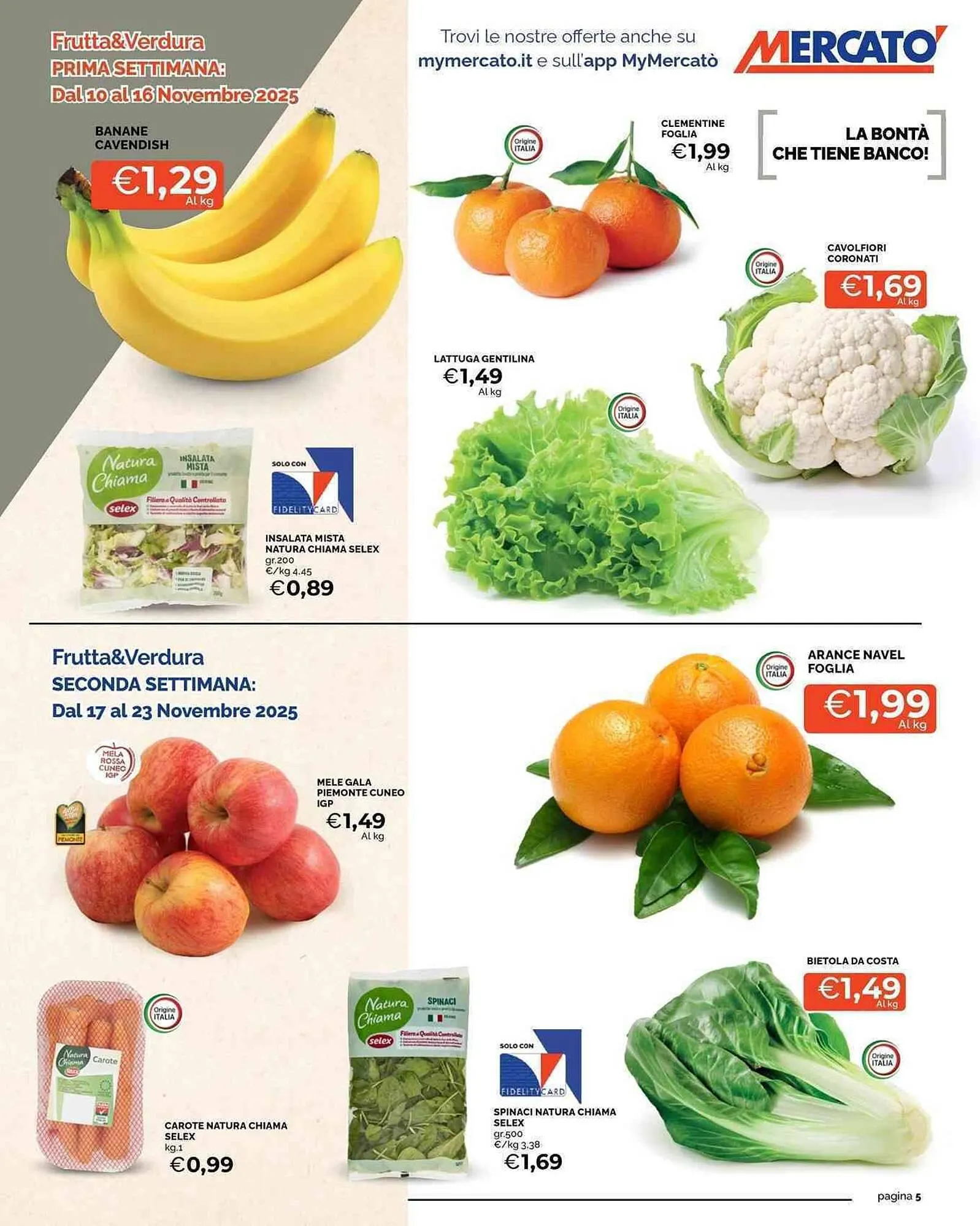 Volantino Mercatò da 10 novembre a 23 novembre di 2025 - Pagina del volantino 5