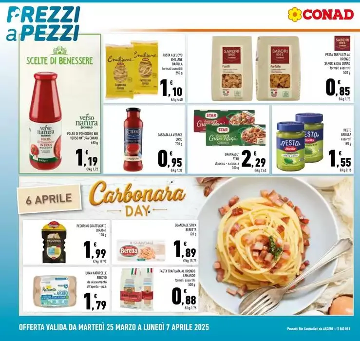 Prezzi a pezzi da 25 marzo a 7 aprile di 2025 - Pagina del volantino 14