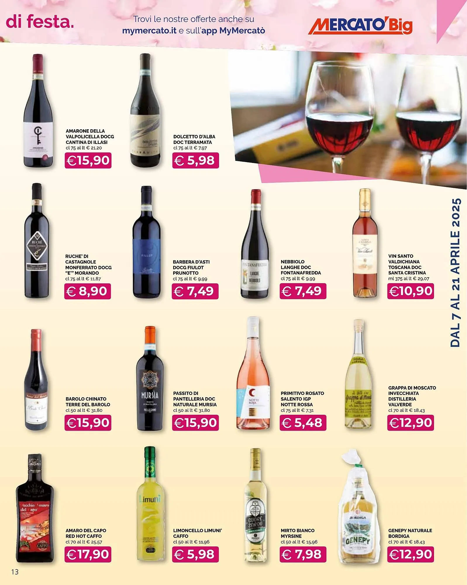 Volantino Mercatò Big da 7 aprile a 21 aprile di 2025 - Pagina del volantino 13