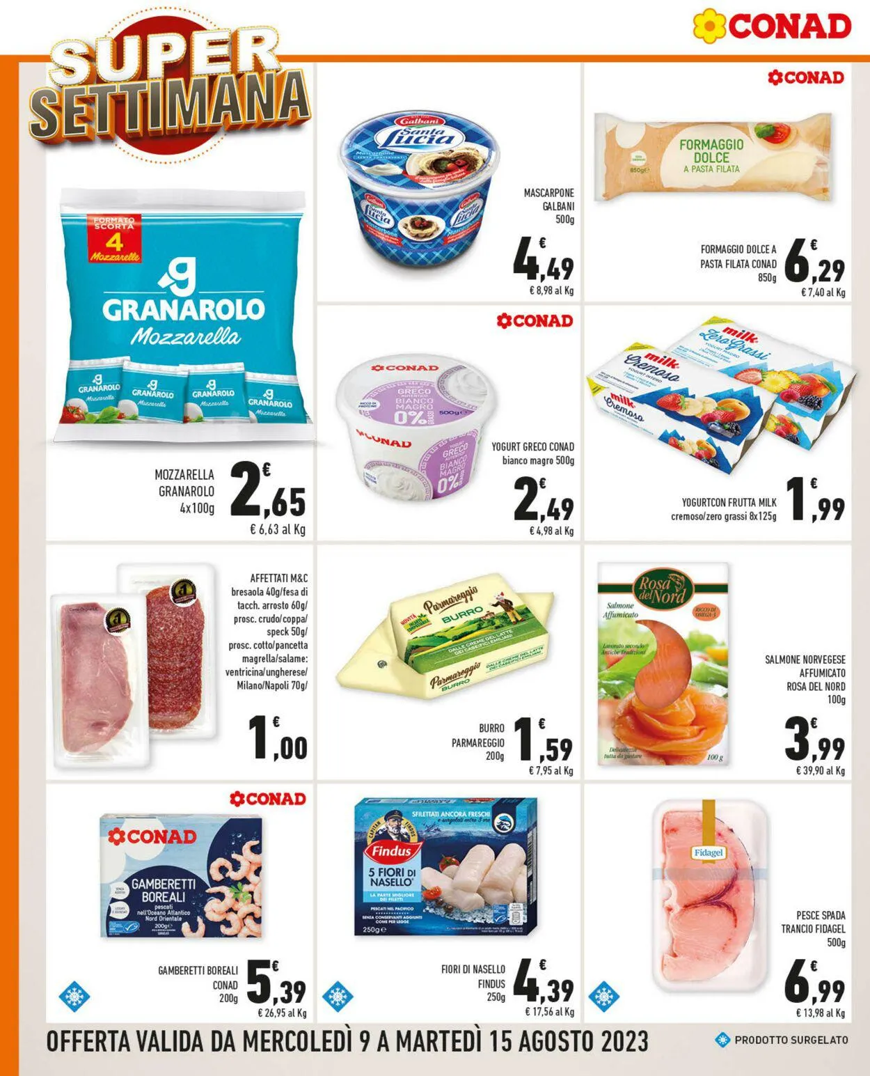 Conad - Superstore - Palermo Volantino attuale da 9 agosto a 15 agosto di 2023 - Pagina del volantino 4