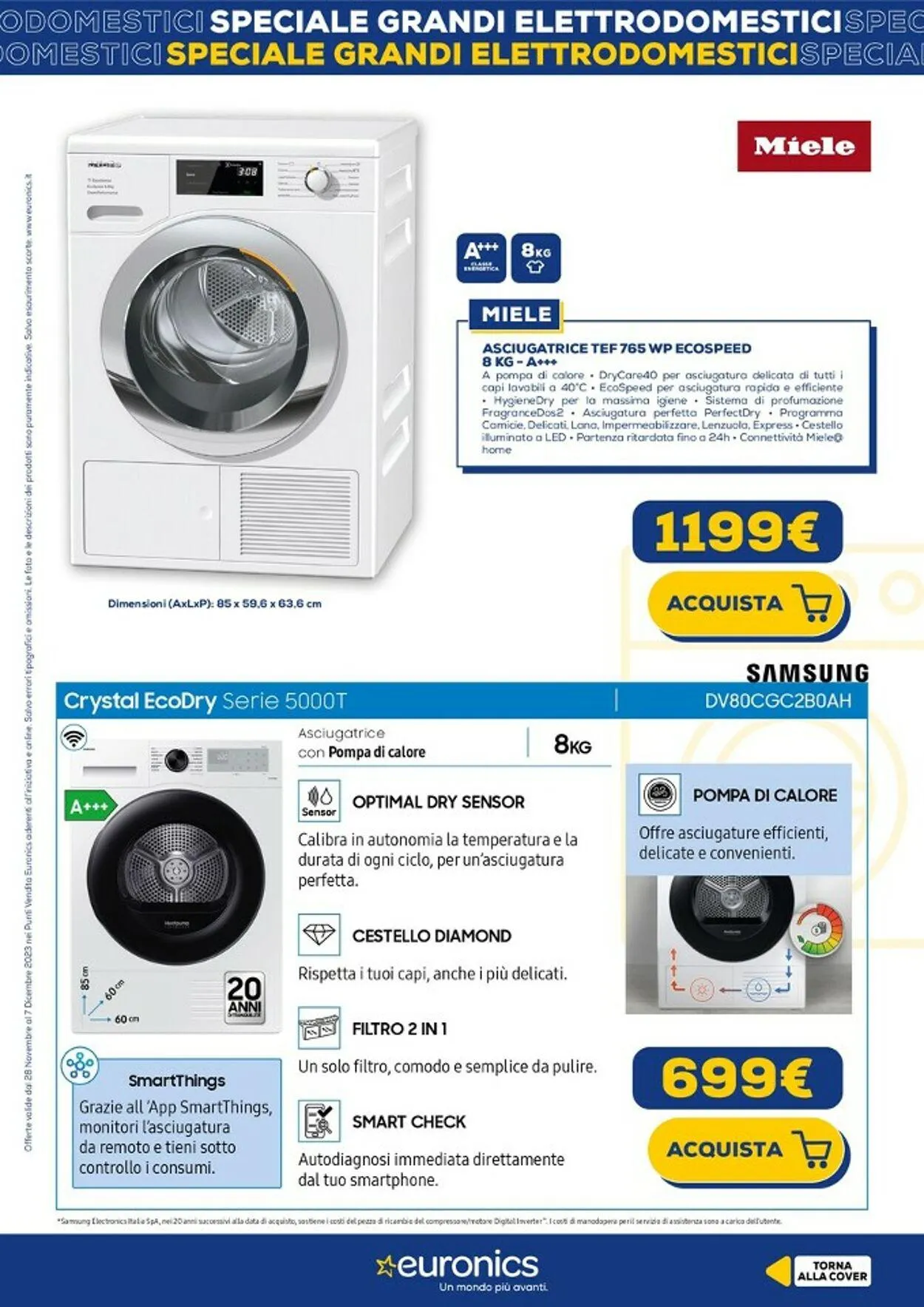 Euronics Volantino attuale da 28 novembre a 7 dicembre di 2023 - Pagina del volantino 3