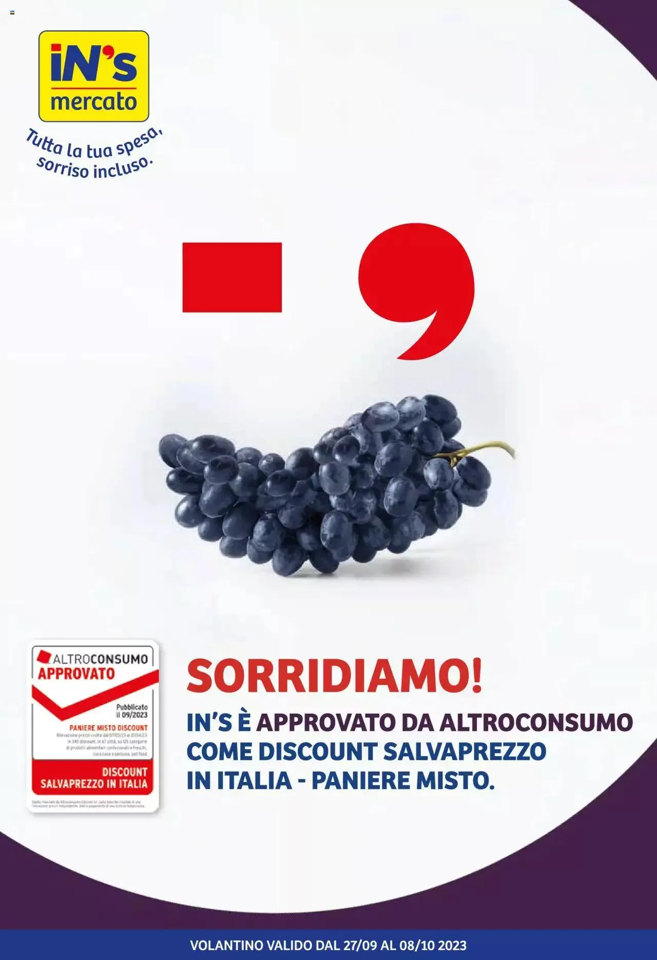 Volantino IN's da 27 settembre a 8 ottobre di 2023 - Pagina del volantino 1