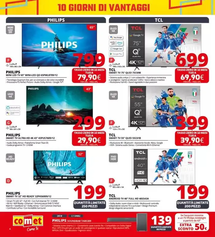 10 rate a tasso zero da Comet! da 10 ottobre a 20 ottobre di 2024 - Pagina del volantino 4