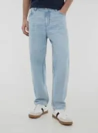Jeans chiari baggy Blu denim chiaro