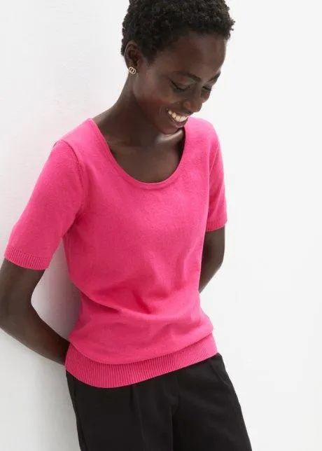 Maglione a maniche corte