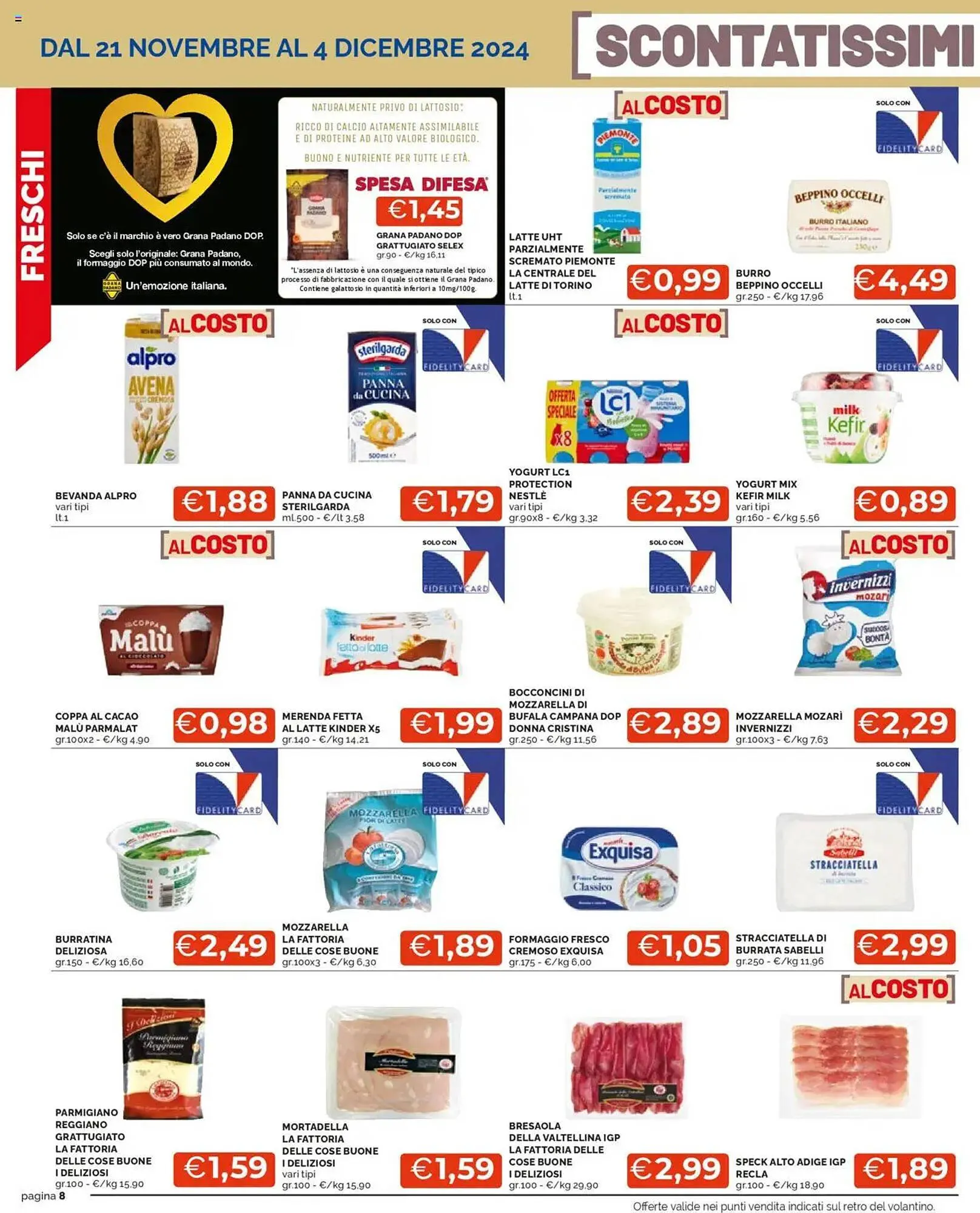 Volantino Mercatò da 21 novembre a 4 dicembre di 2024 - Pagina del volantino 8