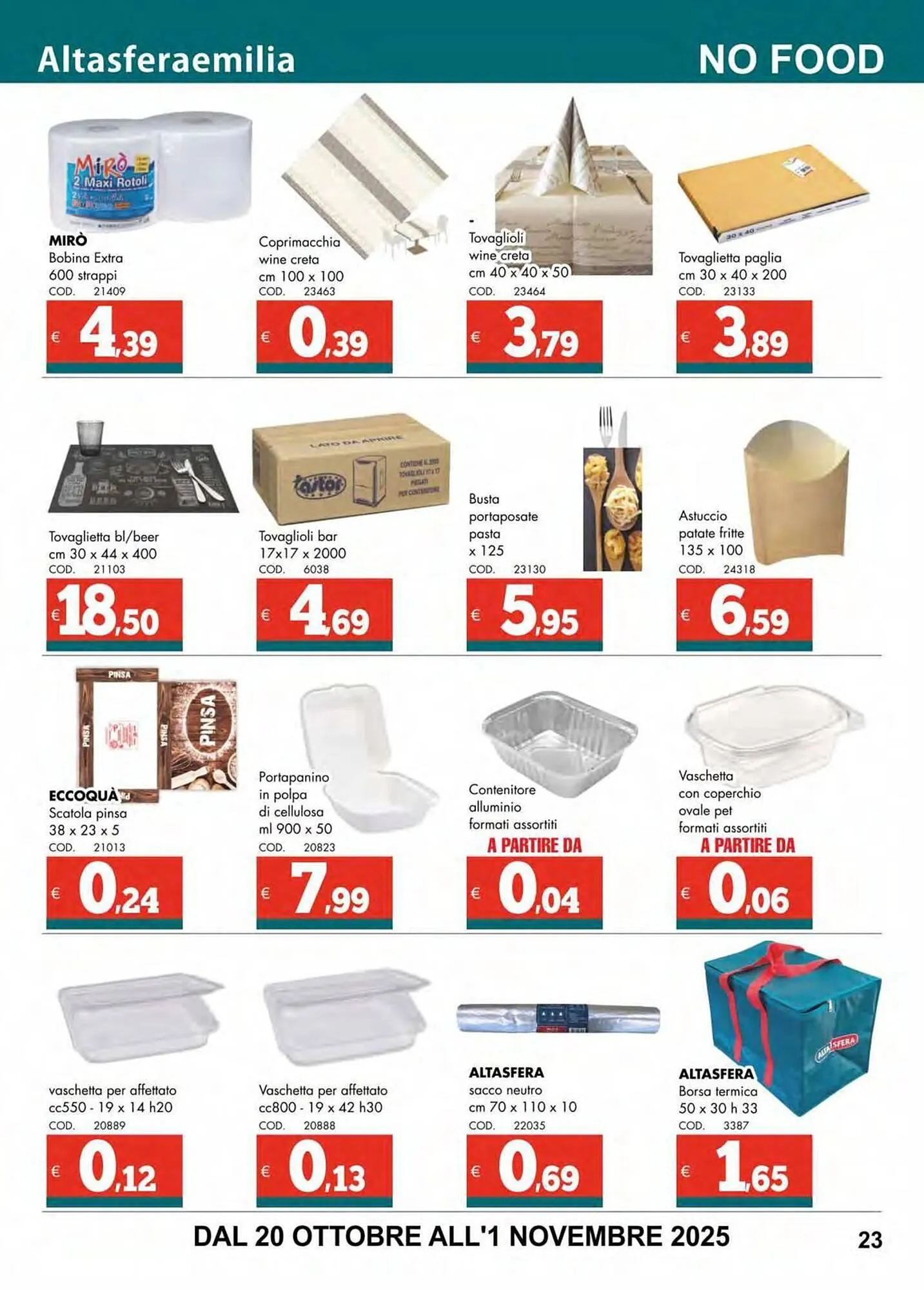Volantino Altasfera da 20 ottobre a 1 novembre di 2025 - Pagina del volantino 23