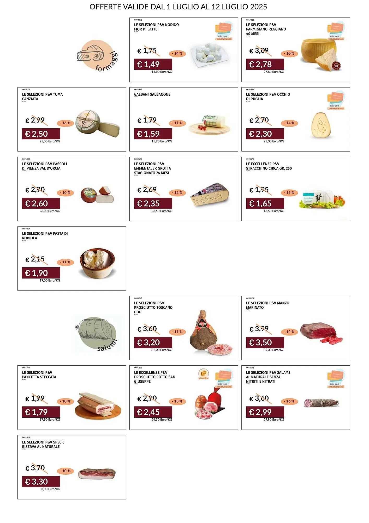 Volantino Prezzemolo e Vitale da 1 luglio a 12 luglio di 2025 - Pagina del volantino 2