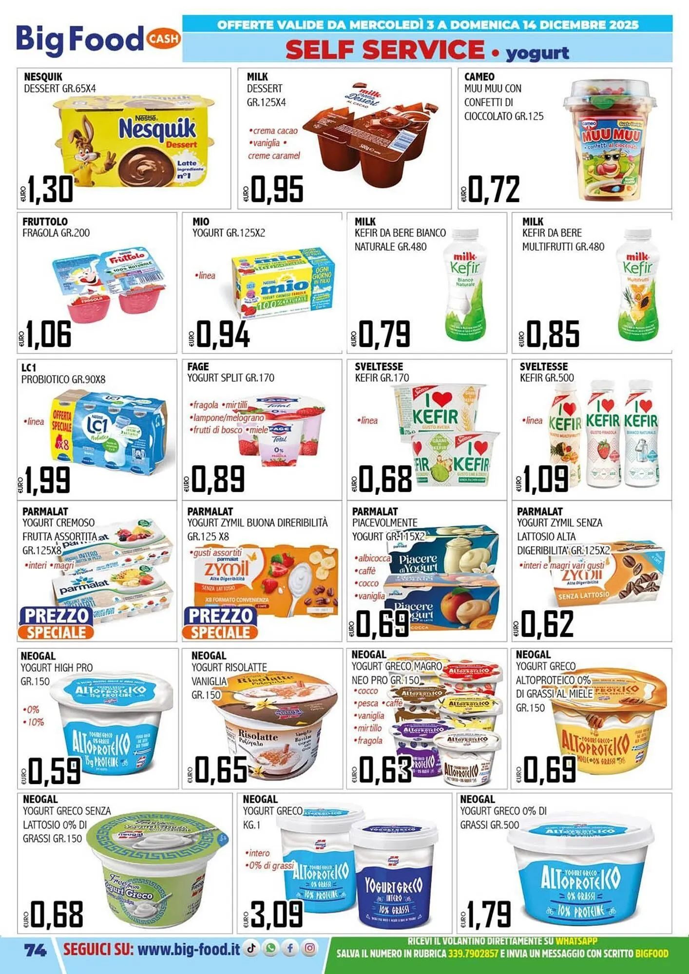 Volantino Big Food da 3 dicembre a 14 dicembre di 2025 - Pagina del volantino 73