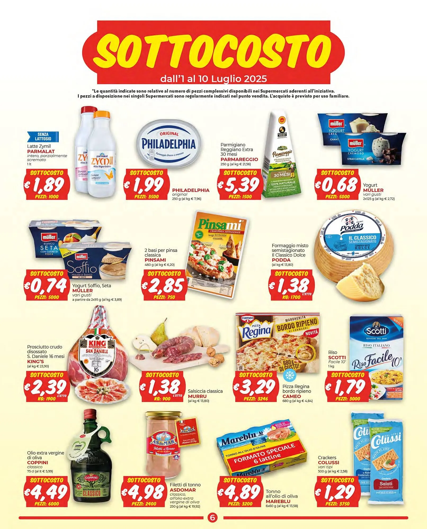 Volantino Supermercati Nonna Isa da 1 luglio a 13 luglio di 2025 - Pagina del volantino 6