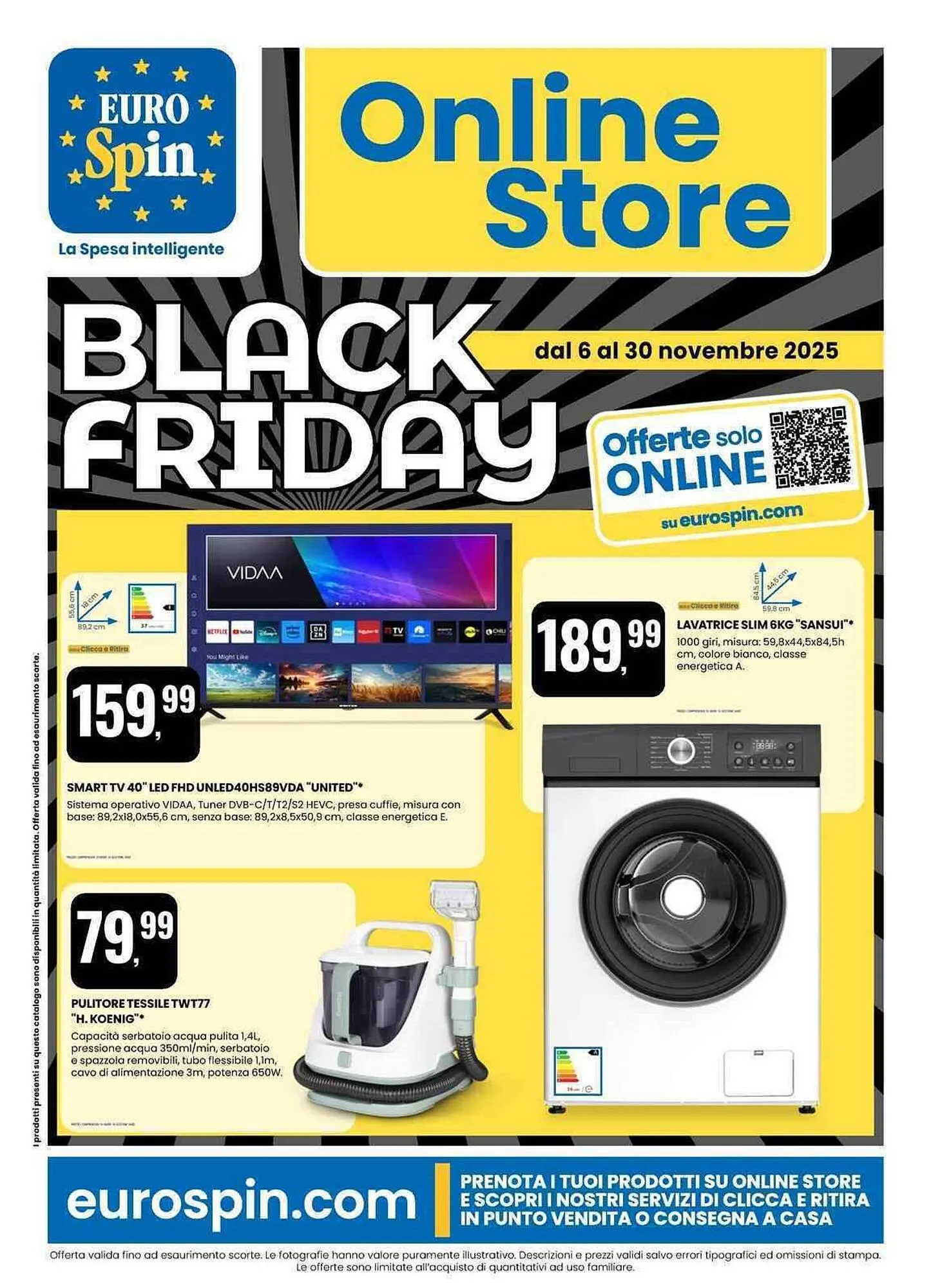 Volantino Eurospin da 13 novembre a 30 novembre di 2025 - Pagina del volantino 1