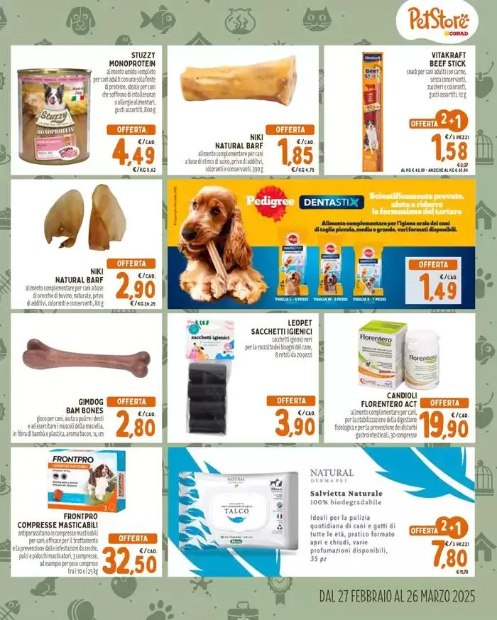 In primavera alcuni amori fioriscono, altri abbaiano. da 27 febbraio a 26 marzo di 2025 - Pagina del volantino 3