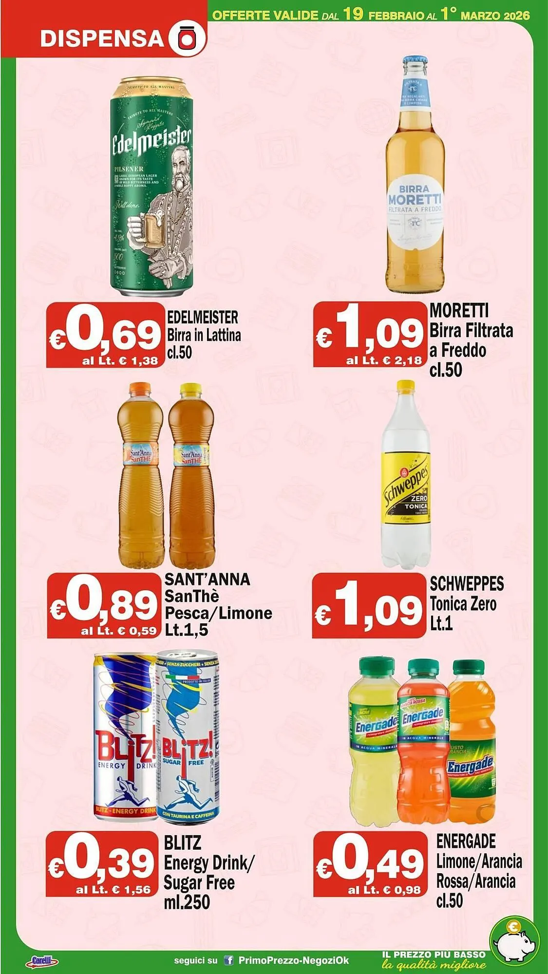 Volantino Primo Prezzo da 19 febbraio a 1 marzo di 2026 - Pagina del volantino 10
