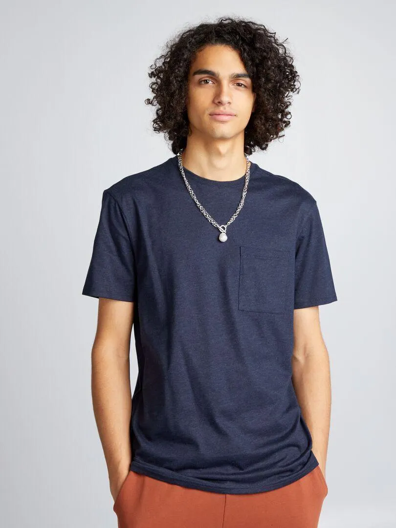 T-shirt basica - BLU