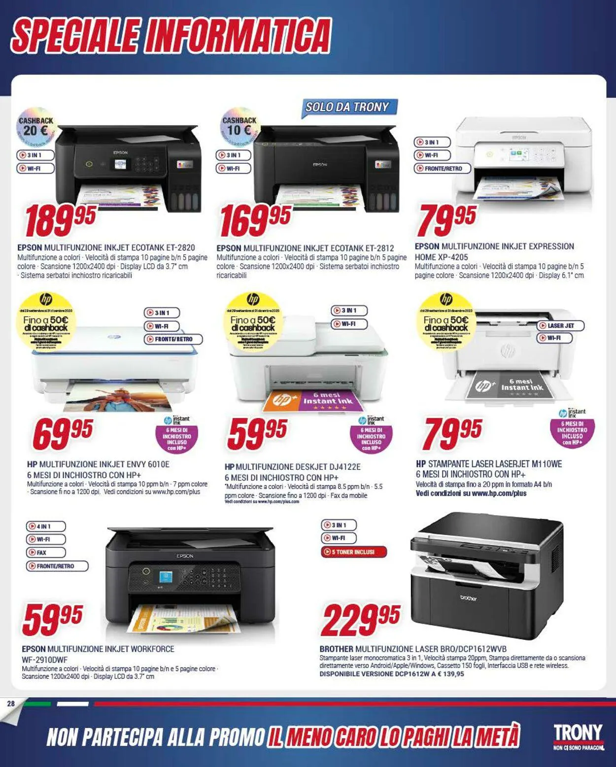 Trony - Palermo Volantino attuale da 30 novembre a 24 dicembre di 2023 - Pagina del volantino 28