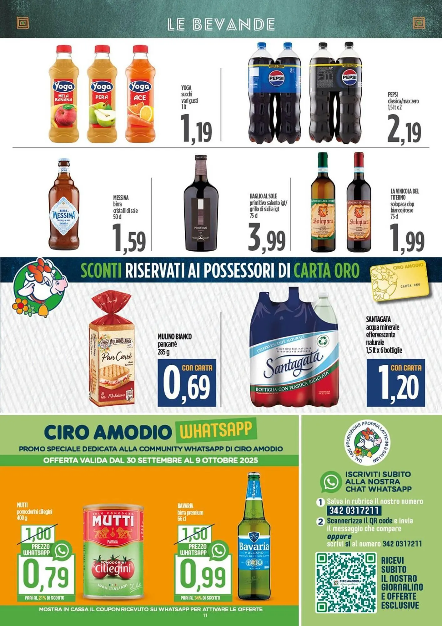 Volantino Ciro Amodio da 30 settembre a 9 ottobre di 2025 - Pagina del volantino 11
