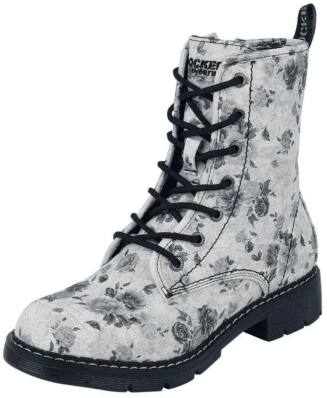 Lace-Up Boots | Stivali | bianco/nero | Dockers by Gerli