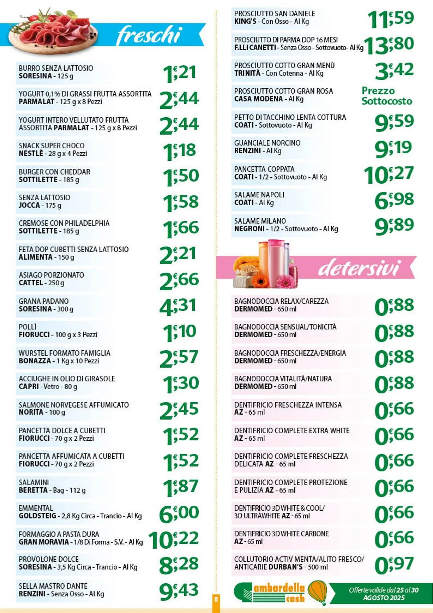 Volantino Gambardella Cash da 25 agosto a 30 agosto di 2025 - Pagina del volantino 5