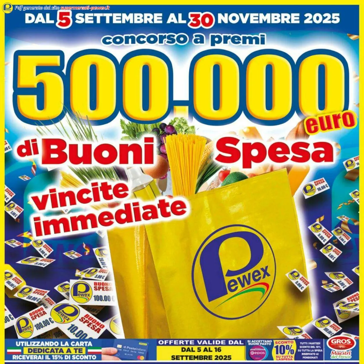 Pewex Volantino attuale da 16 settembre a 30 settembre di 2025 - Pagina del volantino 1