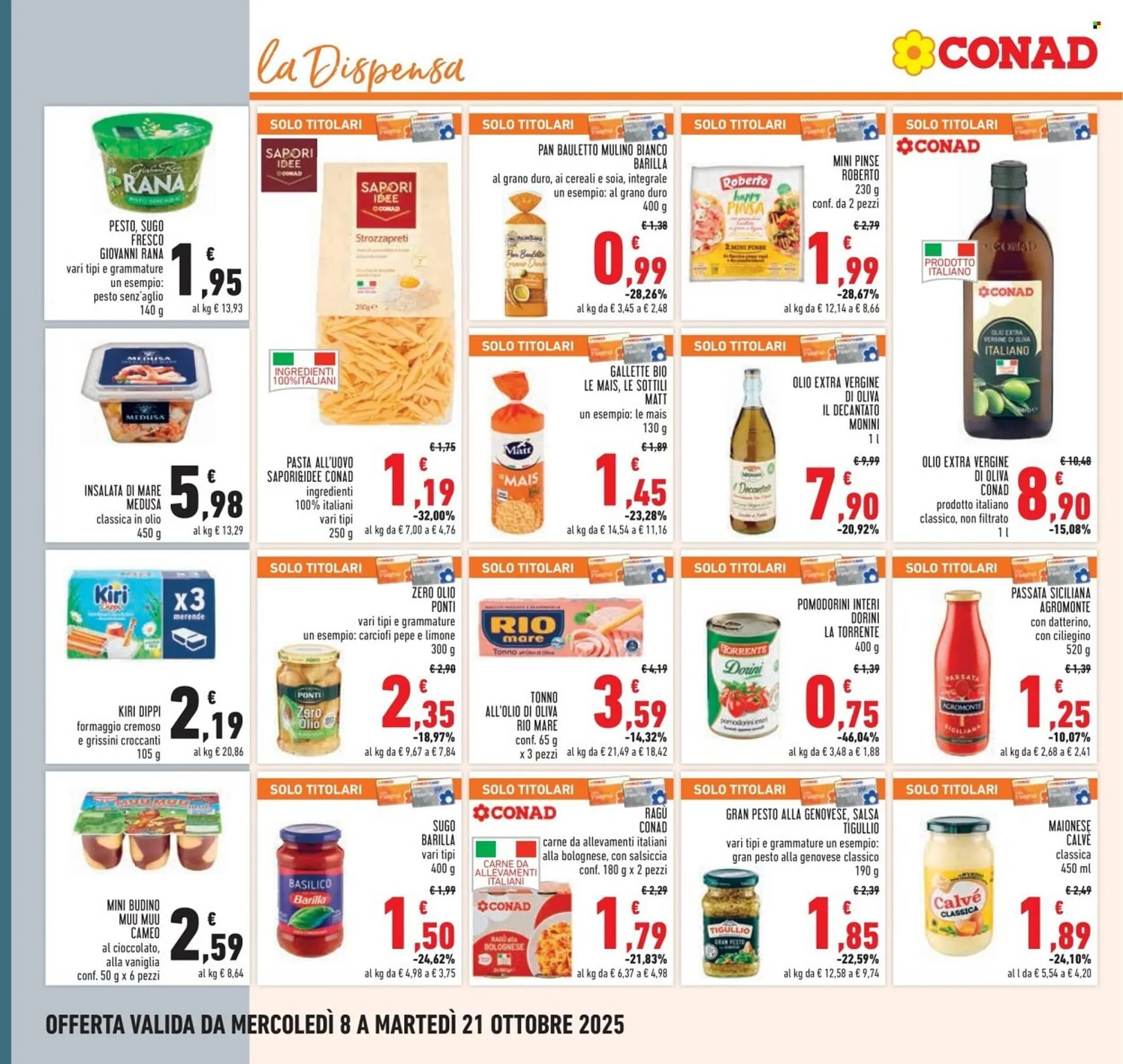 Volantino Conad da 8 ottobre a 21 ottobre di 2025 - Pagina del volantino 12