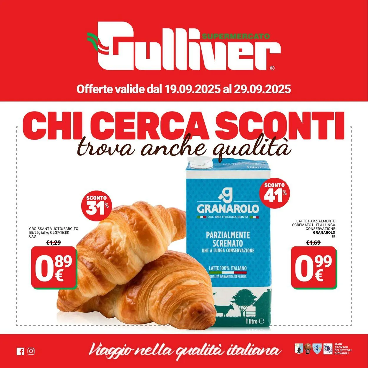 Gulliver Volantino attuale da 19 settembre a 29 settembre di 2025 - Pagina del volantino 1