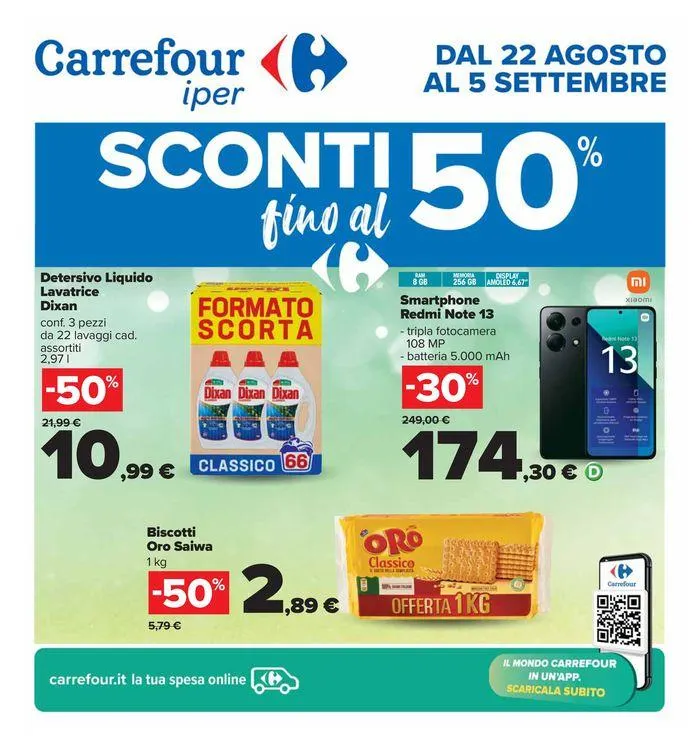 Sconti fino al 50% da 22 agosto a 5 settembre di 2024 - Pagina del volantino 1