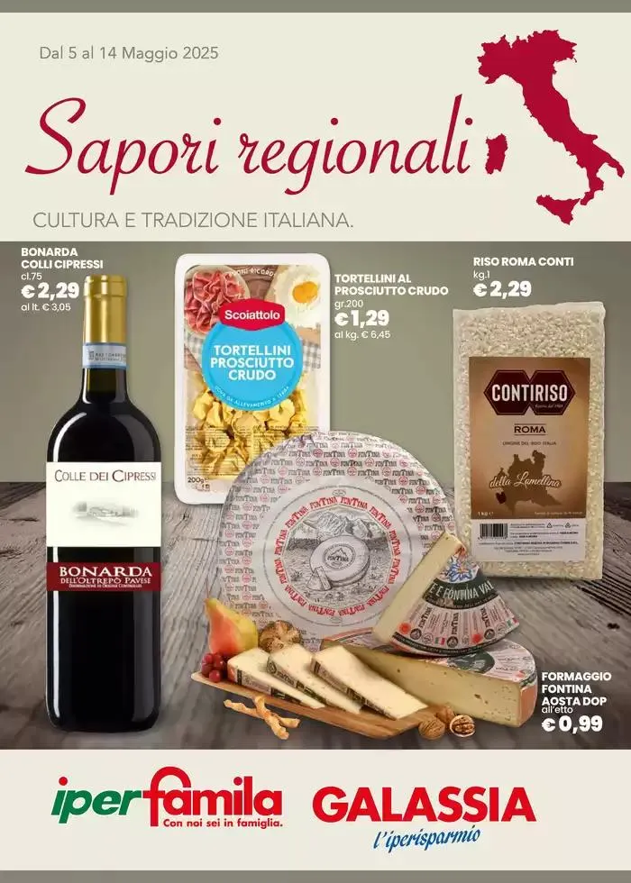 Sapori regionali da 5 maggio a 14 maggio di 2025 - Pagina del volantino 1