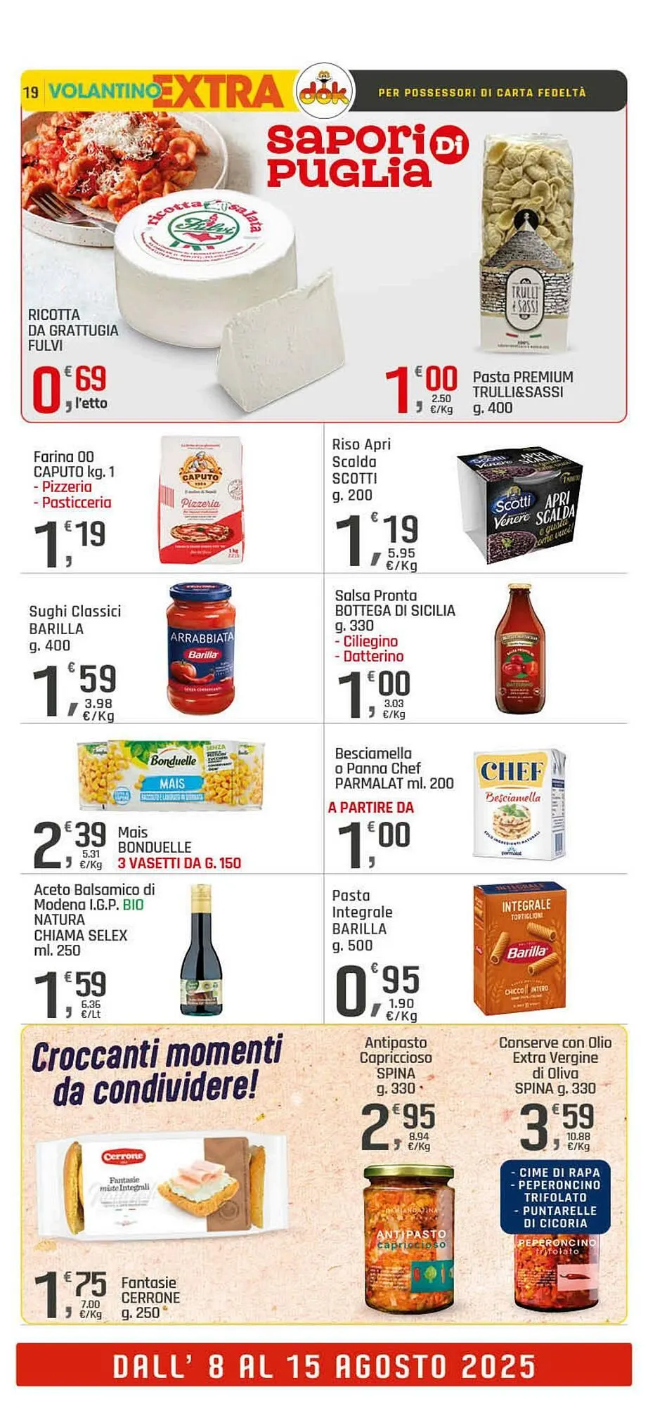 Volantino Supermercati Dok da 8 agosto a 15 agosto di 2025 - Pagina del volantino 19