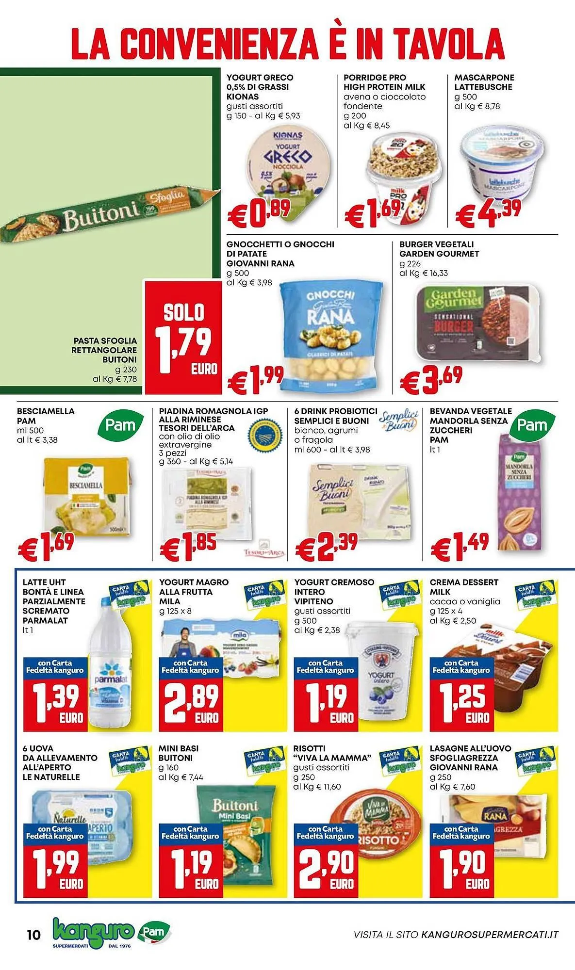 Volantino Kanguro da 25 settembre a 8 ottobre di 2025 - Pagina del volantino 10