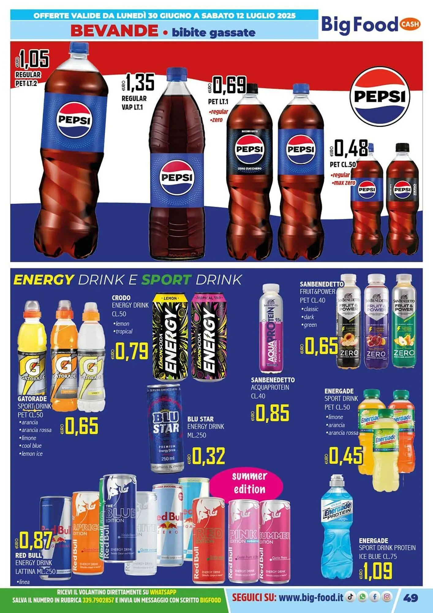 Volantino Big Food da 30 giugno a 12 luglio di 2025 - Pagina del volantino 49