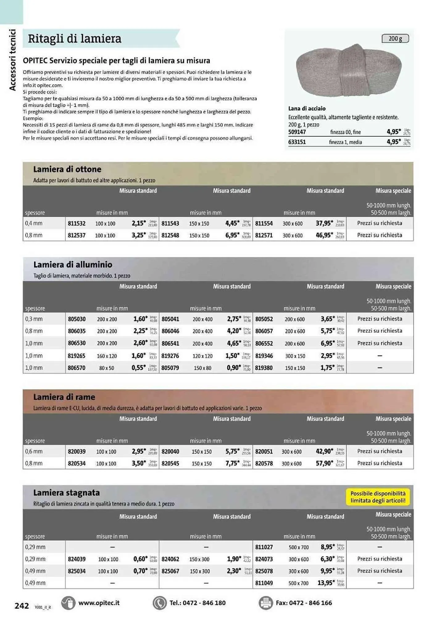 Volantino Opitec da 6 gennaio a 31 agosto di 2024 - Pagina del volantino 242