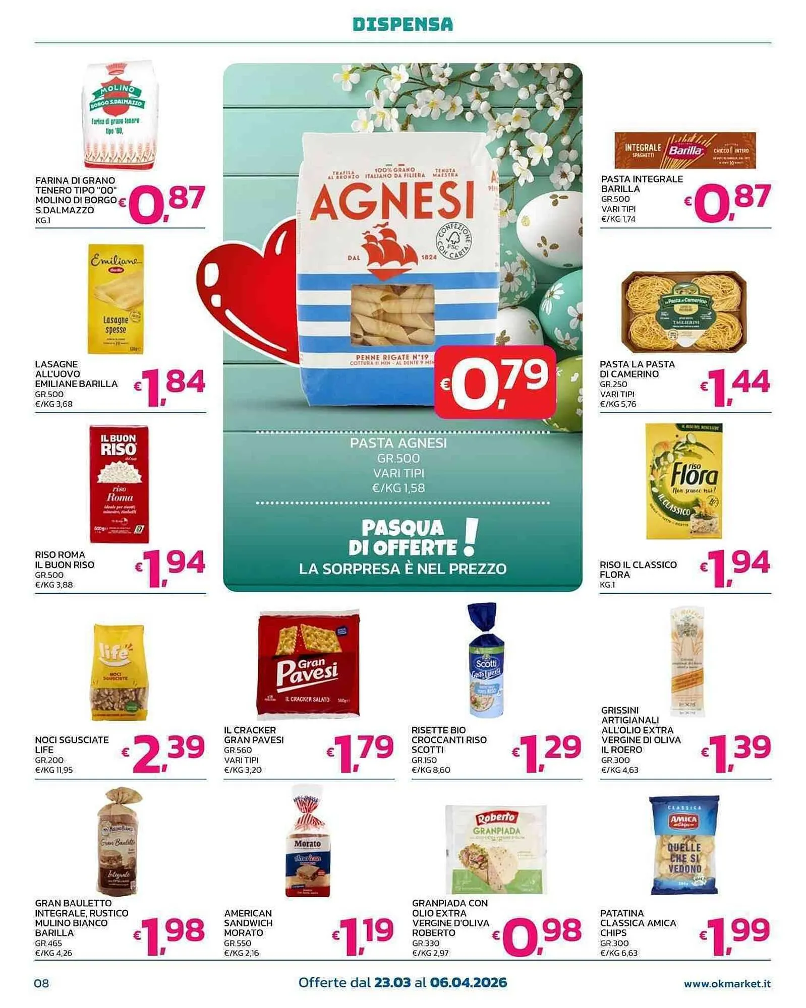 Volantino Ok Market da 23 marzo a 6 aprile di 2026 - Pagina del volantino 8