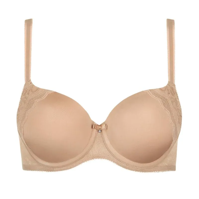 LIS-20228-20229-SA- Reggiseno Evelyn preformato liscio - Sweet Almond