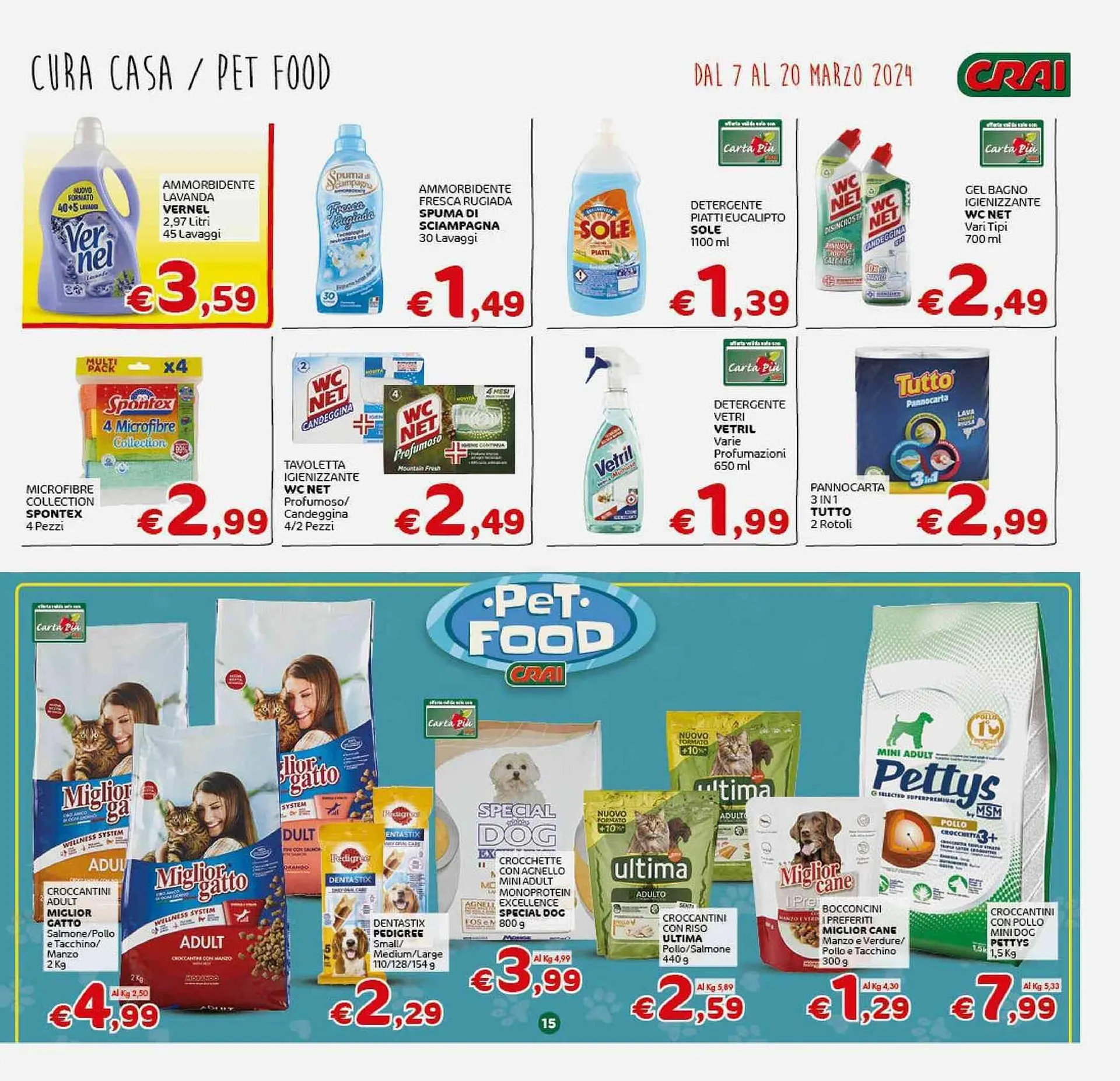 Volantino Crai da 7 marzo a 20 marzo di 2024 - Pagina del volantino 15