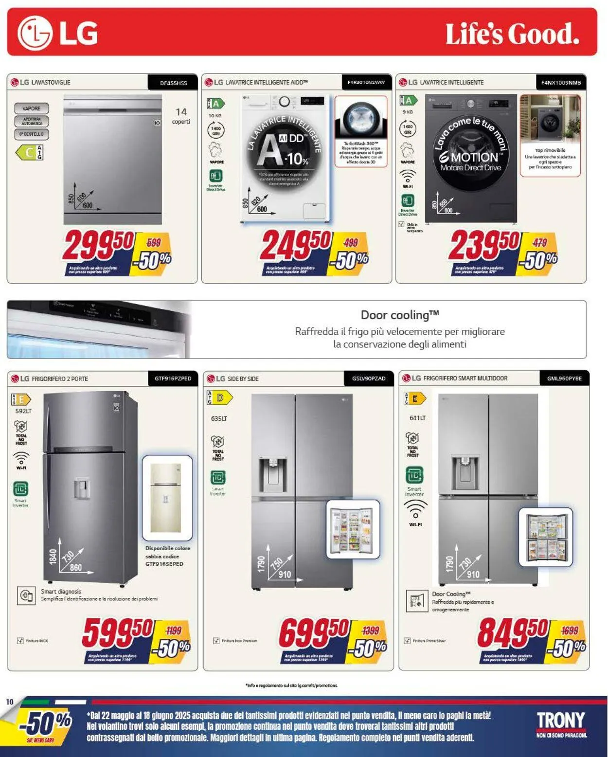 Trony - Palermo Volantino attuale da 22 maggio a 18 giugno di 2025 - Pagina del volantino 10